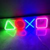 1pc PS Game Symbol Shape Neon Sign, PS Game Chart Lamp Battery/USB Power Supply, Used For Table And Wall Decoration Lights, Suitable For Game Room Dor