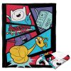 Adventure Time Silk Touch Throw Blanket, 50" x 60", Adventure Comic