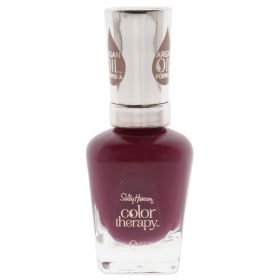 Color Therapy Nail Polish - 380 Ohm My Magenta by Sally Hansen for Women - 0.5 oz Nail Polish