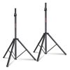 5 Core Speaker Stand Pair Tripod Floor Heavy Duty Adjustable Up to 72 Inch DJ Studio Monitor Stands Pole Mount- SS HD 2PK BLK WOB