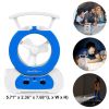 Desk Cooling Fan w/180¬∞Adjustable LED Lamp Baby Stroller Fan Emergency Flashlight Torch