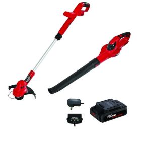 Hyper Tough 20V Max Cordless Trimmer Sweeper Combo, HT19-401-003-07