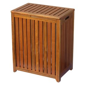 Oceanstar Solid Wood Spa Hamper