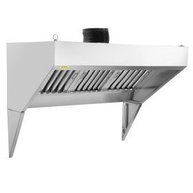 VEVOR Commercial Exhaust Hood, 6FT Food Truck Hood Exhaust