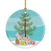 NEW Sokoke Cat Christmas Ceramic Ornament Christmas Tree Hanging Decorations for Home Christmas Holiday, Party, Gift, 3 in, Multicolor