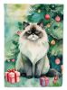 Himalayan Cat By the Christmas Tree Garden Flag Mailbox Flag Decorative Yard Flag Banner Outside Patio Artwork Yard Flower Beds, Garden Size, Multicol