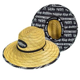 Pool Shark Straw Lifeguard Hat