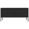 TV Stand Black 41.3"x13.8"x19.7" Steel