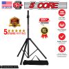 5 Core Speaker Stand Tripod Floor Heavy Duty Adjustable Up to 72 Inch DJ Studio Monitor Stands Pole Mount  - SS HD 1PK BLK BAG