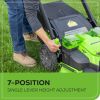 40V 25" Brushless Cordless (Self-Propelled) Lawn Mower (75+ Compatible Tools), (2) 4.0Ah Batteries and Dual Port Rapid Charger