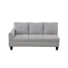 Grey Flannel Living Room Sofa Set B