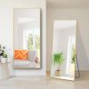 olonm 64x21 Inch Full Length Mirror, Aluminum Alloy Frame Floor Mirror, Large Mirror Free-Standing Hanging or Leaning, Full Body Mirror for Living Roo