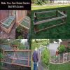 47.3inx50ft  Square Chicken Wire Fence Mesh Roll Raised Garden Bed Plant Supports Poultry Netting Cage Snake Fence