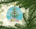 NEW Sokoke Cat Christmas Ceramic Ornament Christmas Tree Hanging Decorations for Home Christmas Holiday, Party, Gift, 3 in, Multicolor