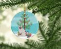 NEW Birman Cat Christmas Ceramic Ornament Christmas Tree Hanging Decorations for Home Christmas Holiday, Party, Gift, 3 in, Multicolor