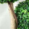 Artificial Plant for Home Decor Indoor & Outdoor Fake Plants Artificial Tree in Pot, 3 Ball Boxwood Topiary Tree for Home Office, Living Room Decor, D