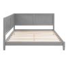 Full Size Wood Daybed/Sofa Bed, Gray