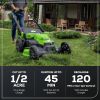 40V 25" Brushless Cordless (Self-Propelled) Lawn Mower (75+ Compatible Tools), (2) 4.0Ah Batteries and Dual Port Rapid Charger