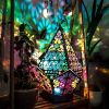 1pcs Bohemia Star Projector Lamp Large Floor Stand Colorful LED Desk Lamp Floor Lamp, Party Light, Mood Light, Fashion Light LED Rhombus Star Projecto