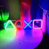 1pc PS Game Symbol Shape Neon Sign, PS Game Chart Lamp Battery/USB Power Supply, Used For Table And Wall Decoration Lights, Suitable For Game Room Dor