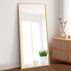 Dolonm 71x32 Inch Full Length Mirror, Modern Design Standing Floor Mirror, Full Body Mirror for Living Room, Bedroom, Bathroom, Cloakroom, Hallway, Go