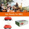 Portable Charcoal Grill, Tabletop Outdoor Barbecue Smoker, Small BBQ Grill for Outdoor Cooking Backyard Camping Picnics Beach