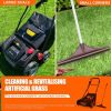 Artificial Turf Lawn Brush/Broom Sweeper Twin Pack 1800w Artificial Grass Rake - Synthetic Turf Rake