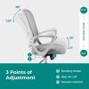 Office Computer Gaming Desk Chair,Mid-Back Mesh Rolling Work Swivel Task Chairs with Wheel,Comfortable Lumbar Support,Desk Chair