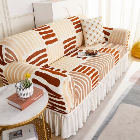 NEW 2024 Elastic Sofa Cover For Living Room Printed Sofa Slipcover Sofa Furniture Protector Cover Bedroom Home Decor Couch Cover (Specification: 3-Seater-190-230cm, Color: Red)