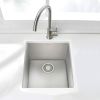 Undermount Kitchen Sink;  16 Gauge Stainless Steel Wet Bar or Prep Sinks Single Bowl