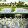 10-100PCS Black White Strong Spandex Universal Wedding Chair Covers Full Seat Slipcovers Restaurant Cafe