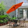 10 Feet Outdoor Patio Umbrella with Tilt Adjustment and Crank