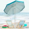 6.5 Feet Beach Umbrella with Carry Bag without Weight Base