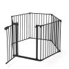 Metal Baby Playpen Fireplace Safety Fence;  Extra Wide Barrier Gate for Indoor Baby/Pet /Christmas Tree XH