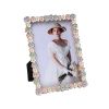 Metal Photo Frame Flowers Rectangle Vintage Fresh Color Fashion Lightweight High Hardness Home Decor Desktop Ornament Embenllish