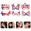 6pcs; Independence Day Glasses; 4th Of July Photo Booth Props; Room Decor; Home Decor; Holiday Decor; Wedding Decor; Independence Day Decor; 4th Of Ju