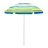 SUNNYFEEL Beach Umbrella 6ft, Portable Outdoor Umbrellas with Carry Bag Sand Anchor Push Button Tilt Pole UPF50+ UV Protection Windproof Sunshade Para